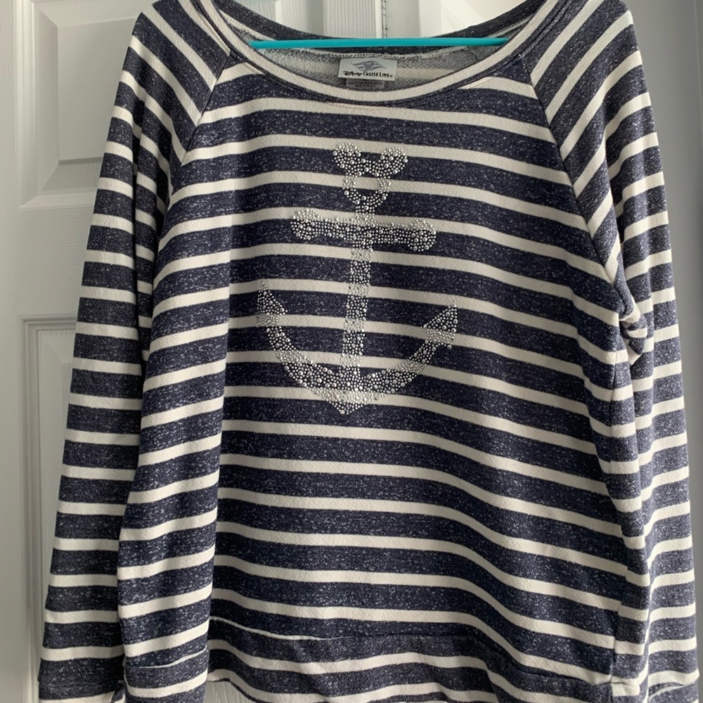 Striped Terrycloth Disney Cruise Line Shirt